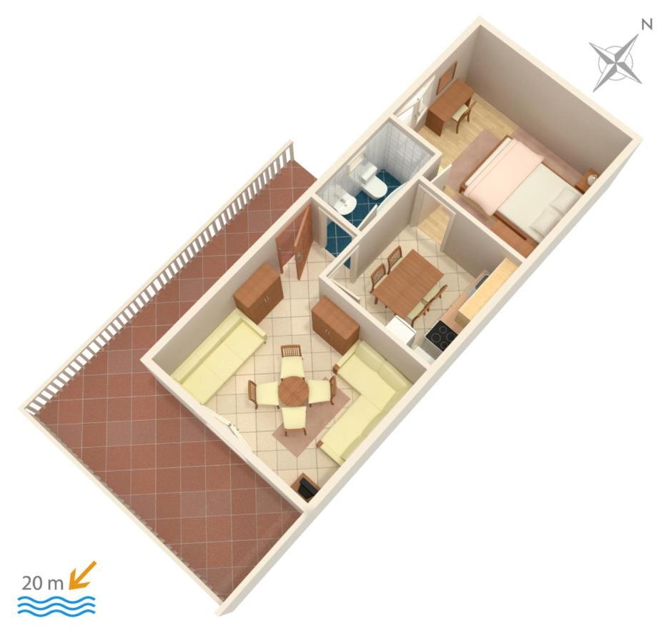 Apartment Milna 2461C Rukavac  Dış mekan fotoğraf